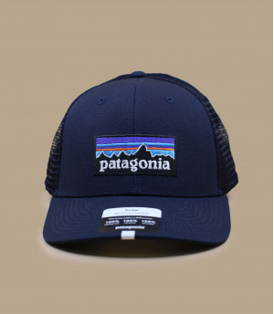 P6 logo Trucker hat navy blue